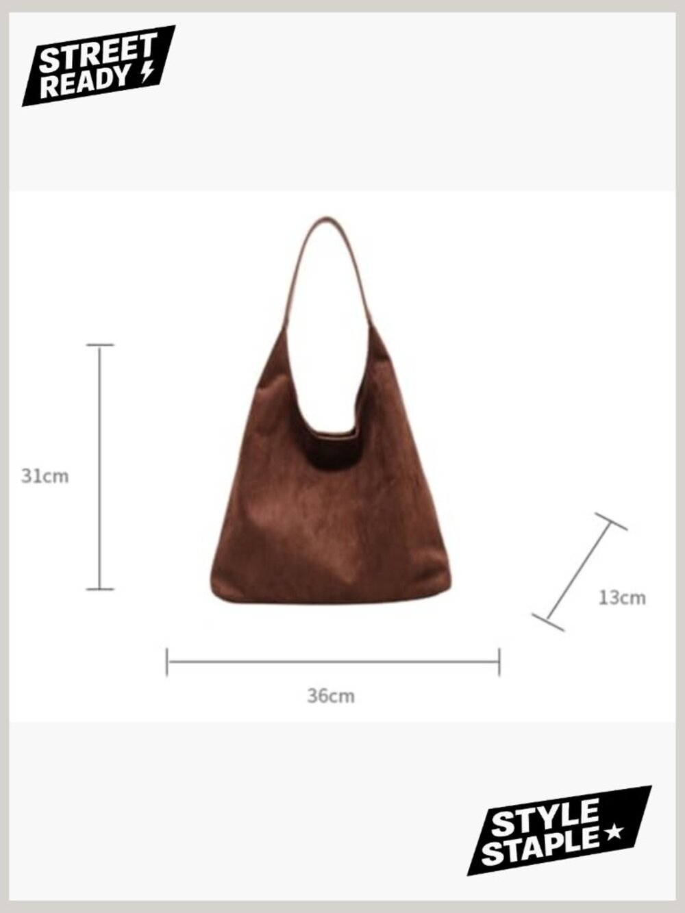Faux Leather Large Tote Satchel Bag Handbag Shoulder Work Travel - Picture 6 of 7